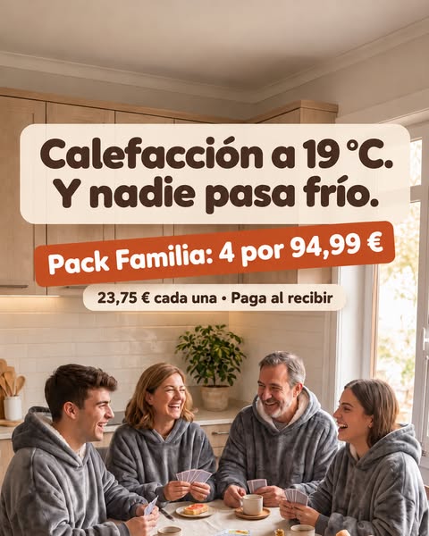 Menos calefacción, mismo calor