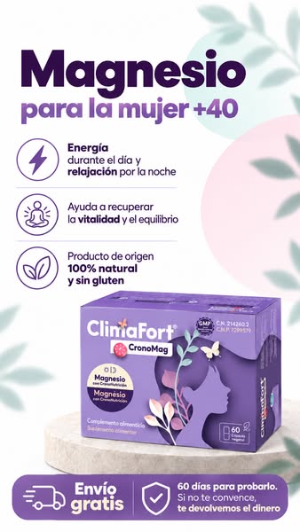 Magnesio para la mujer +40