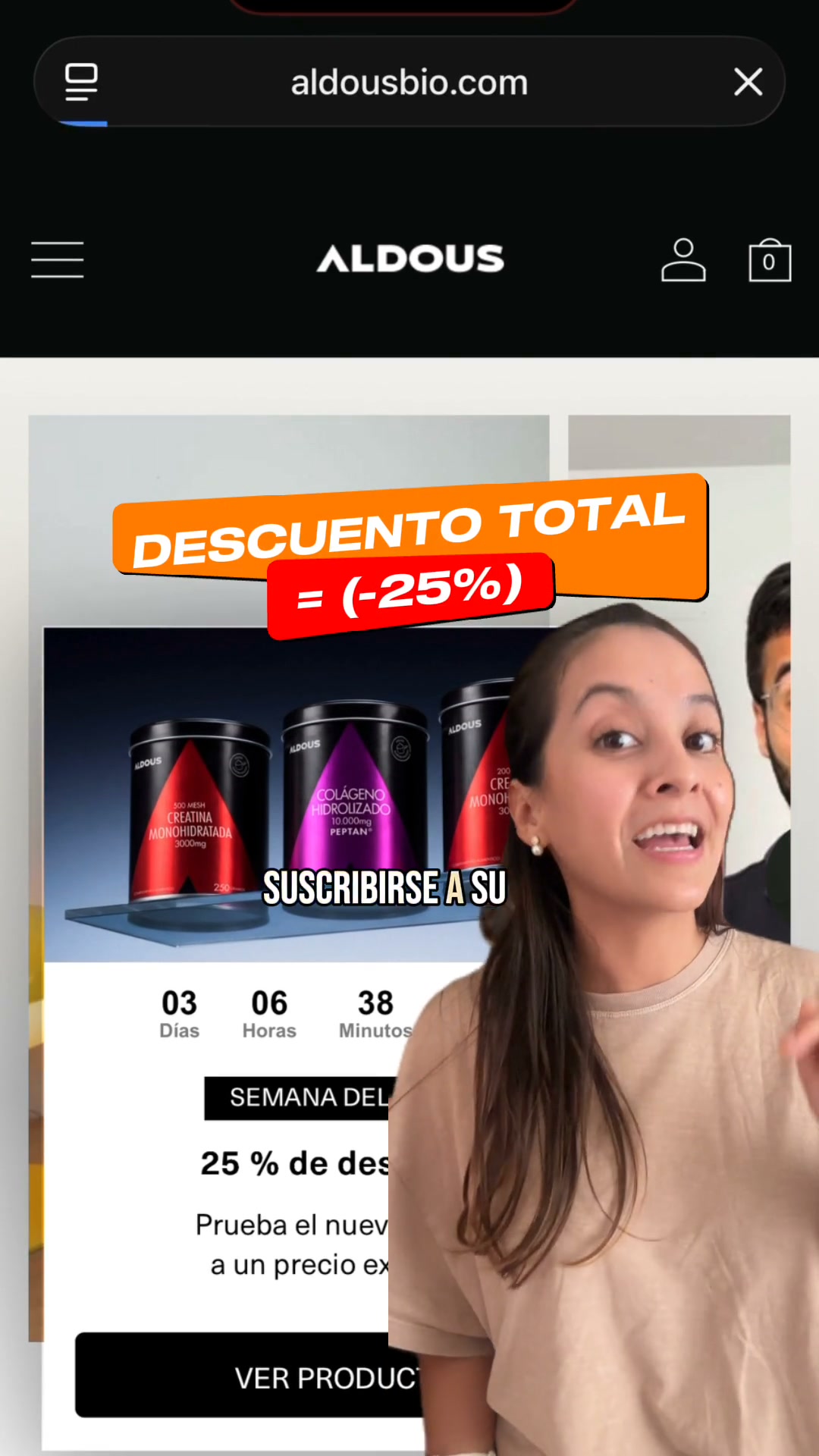 Hasta 25% en toda la web | Aldous