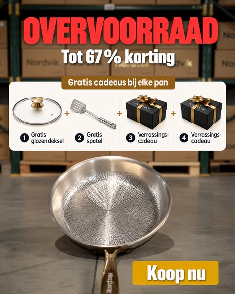 Tien kapotgeslagen pannen, maar één bleek echt
