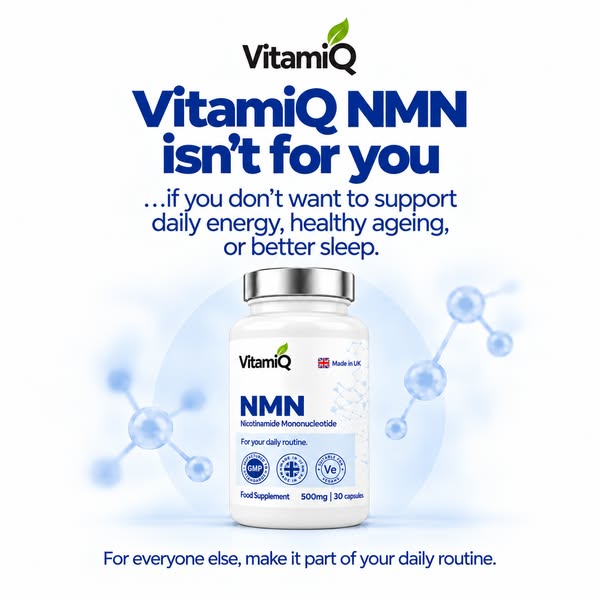 Premium NMN. Made in the UK.