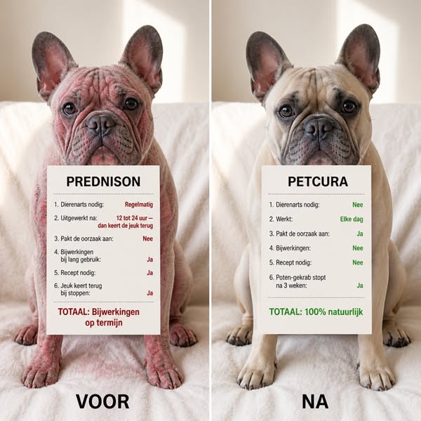 Het ligt niet aan de huid van je hond. Het ligt aan de darm.