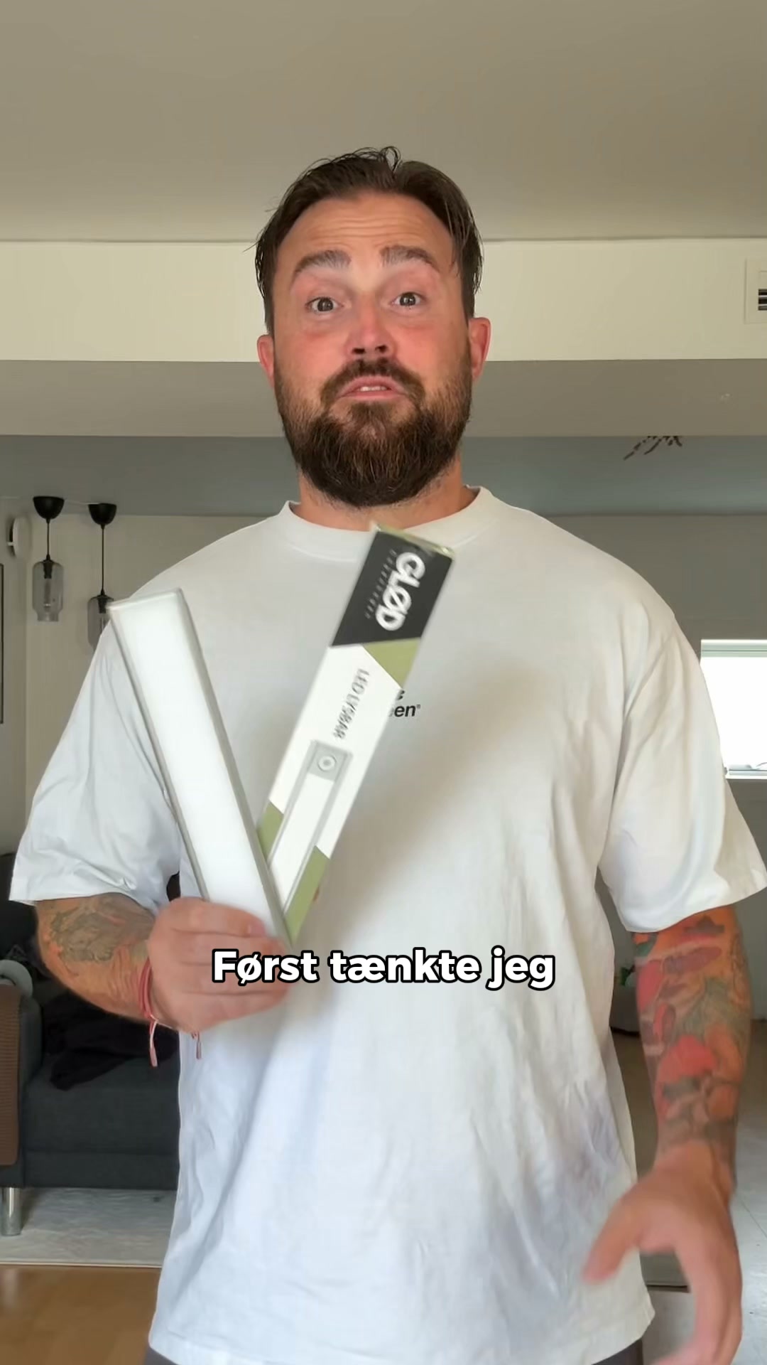 Glød LED lysbar. Ingen boring. Ingen ledninger. 4.8/5 Trustpilot
