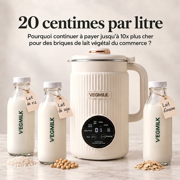 Le lait végétal maison qu’on ne filtre jamais.