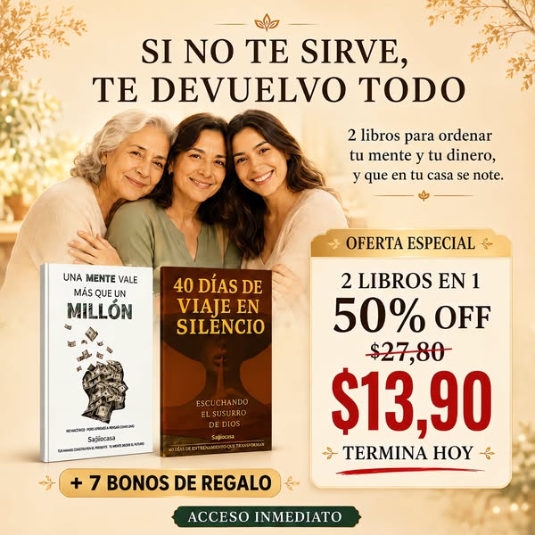 50% OFF termina hoy: los 2 libros por $13,90