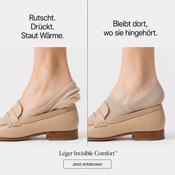 Die Nr. 1 unter den unsichtbaren Socken in Deutschland!