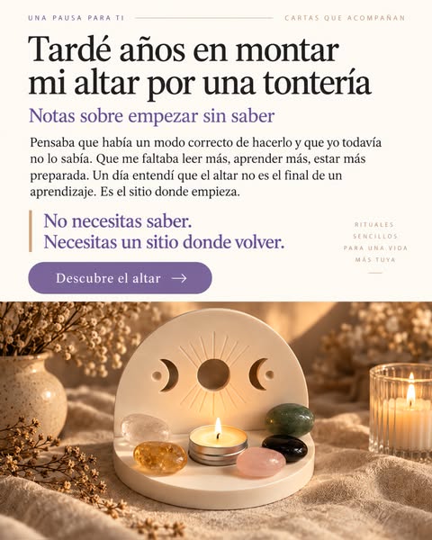 Tu altar completo, en una caja
