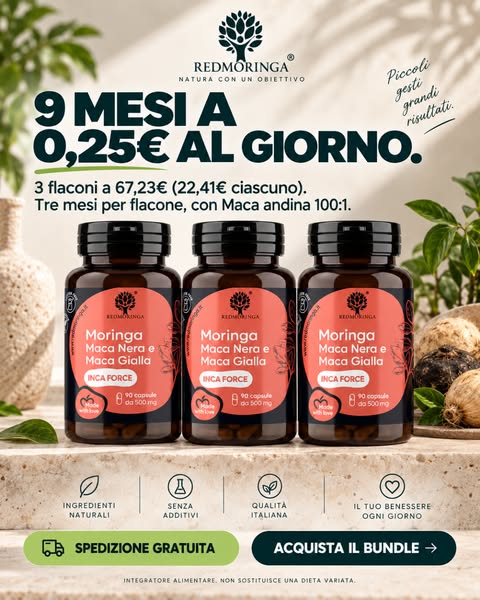INCA FORCE | Maca Nera e Gialla Estratto 100:1 | Energia e Vitalità