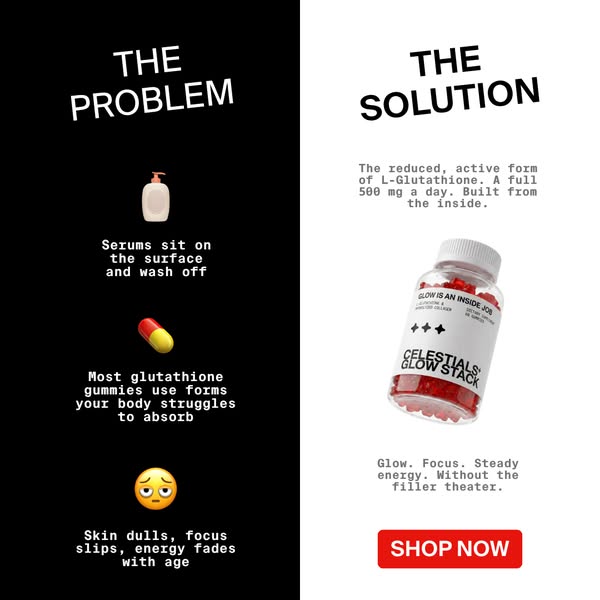 Serums sit on top. This starts inside.