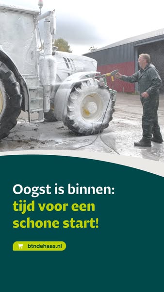 Maak uw machines winterklaar, grondig reinigen loont!