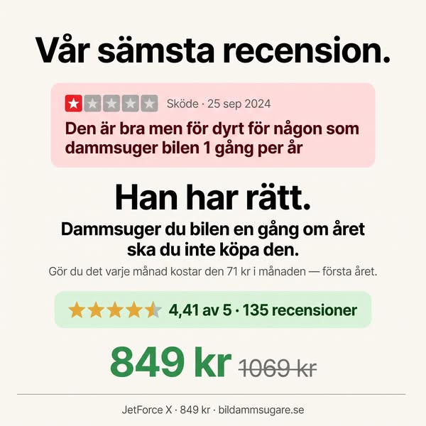 För dig som faktiskt håller bilen ren