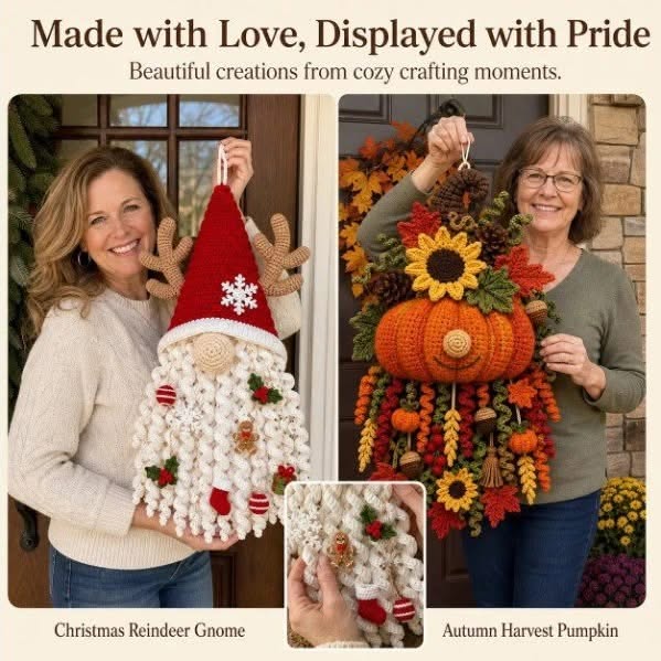 Ditch the screen. Turn soft yarn into cozy seasonal magic.