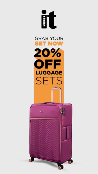 Save 20% on Luggage Sets