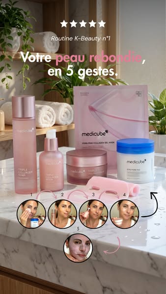 Peau “Glass Skin” coréenne