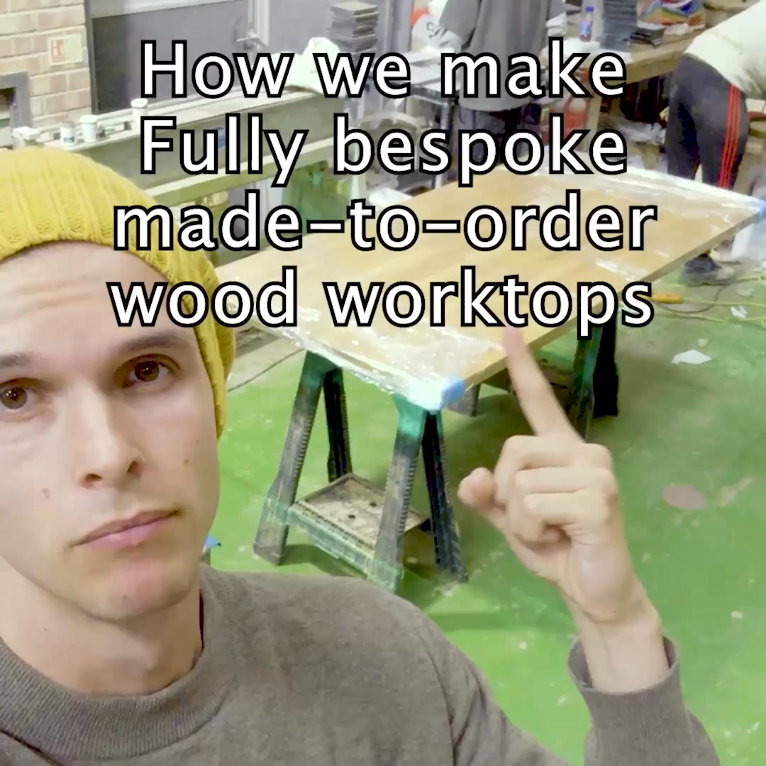 Create a functional, beautiful kitchen with custom wooden worktops