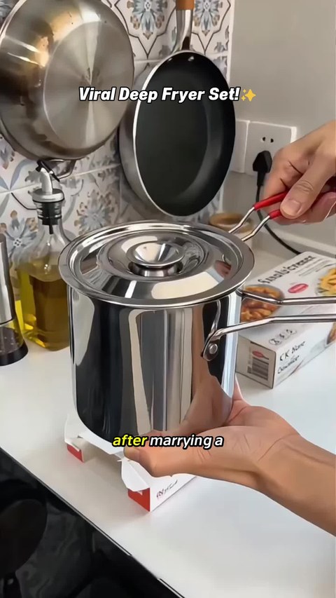 Multifunctional 304 Stainless Steel Fryer
