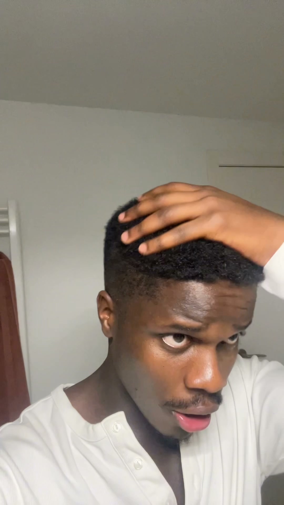 Fuller hairline in 12 weeks. No minoxidil. No finasteride.