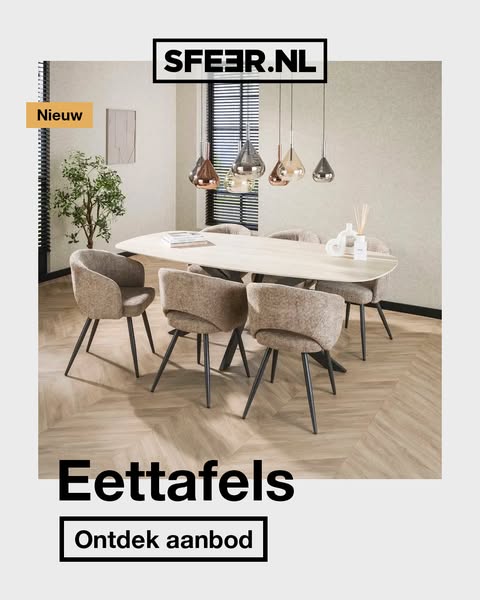Shop eettafels in elke stijl