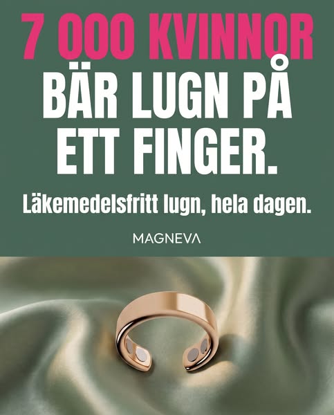 Ett lugnt ankare på fingret