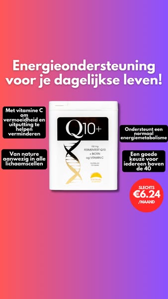 Altijd moe en futloos? Slechts €6.24/maand!