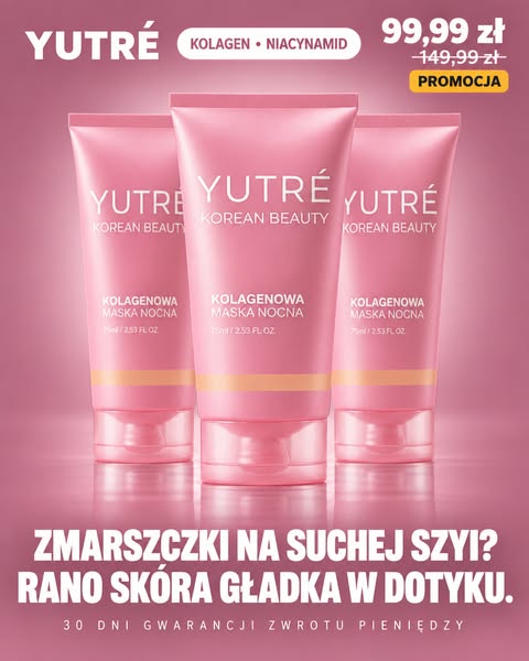 Maska nocna na twarz i szyję