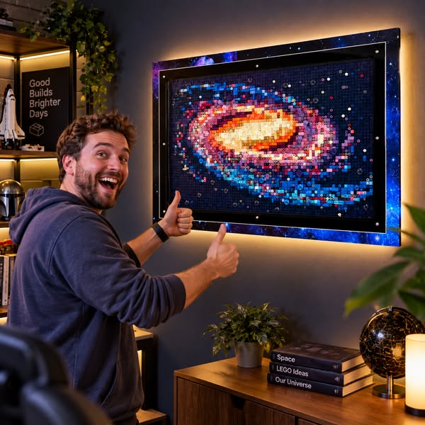 Turn Your LEGO® Galaxy Into Wall Art