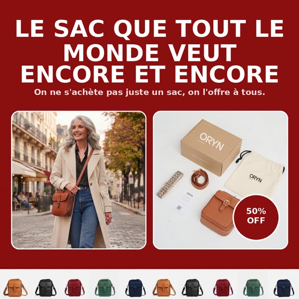 Vastra - Le sac à bandoulière le plus spacieux
