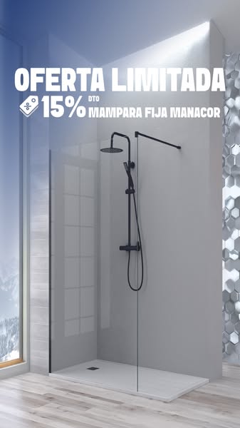 BLACK FRIDAY - Hasta 15% de dto. en Mamparas