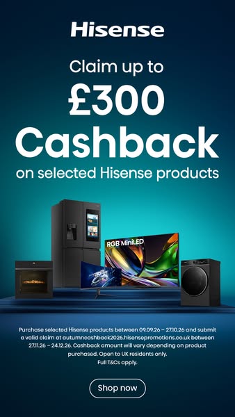 Claim Up To £300 Cashback