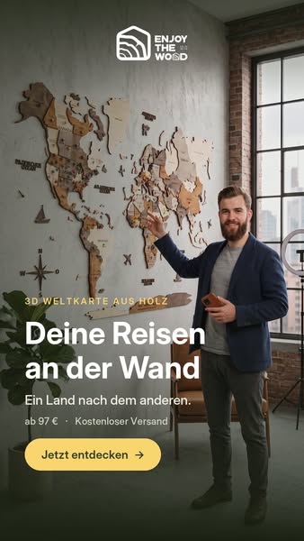 Holz-Wanddeko ab 97 € | Enjoy The Wood