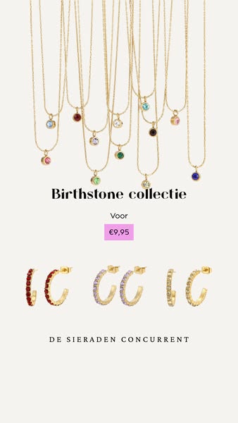 Jouw birthstone voor €9,95