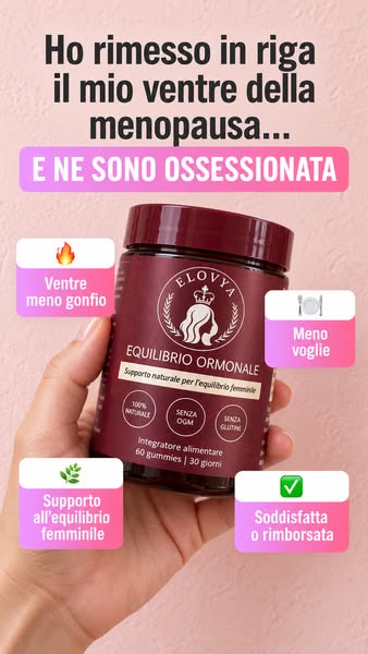 Sgonfia la pancia da menopausa