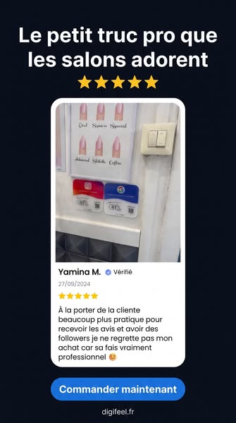 Plaque Avis Google Digifeel