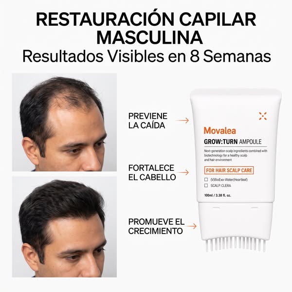 Como los hombres crecen el cabello en 8 semanas