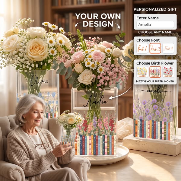 Flowers Belong on the Bookshelf