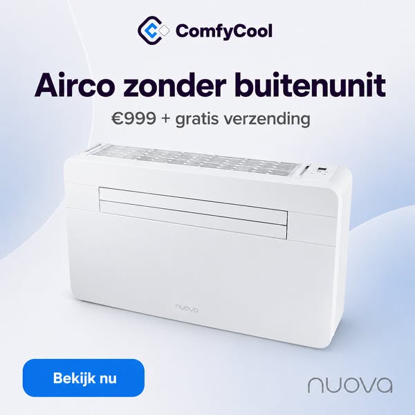 Airco zonder buitenunit - vanaf €999