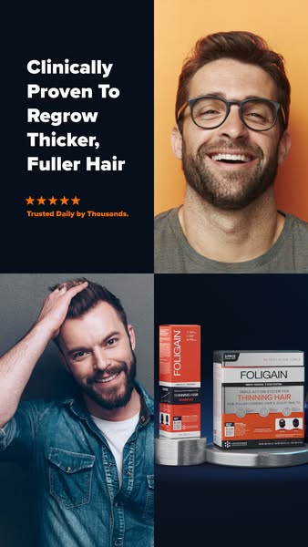 Hair Growth with FOLIGAIN® Minoxidil and Trioxidil®