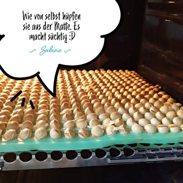 Nichts verklebt dank Antihafteigenschaft