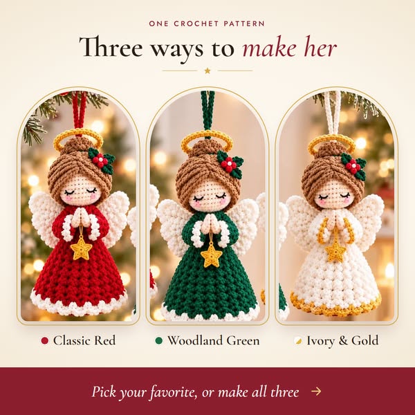 Crochet Your Own Little Christmas Angel