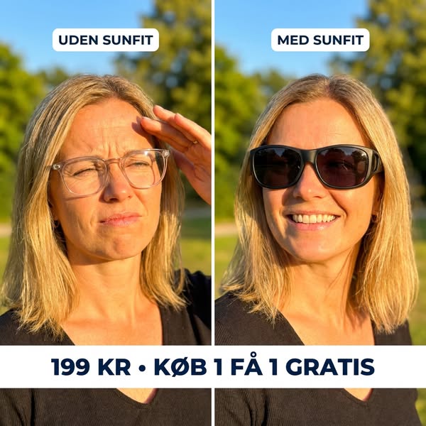 Knibe øjnene vs se klart