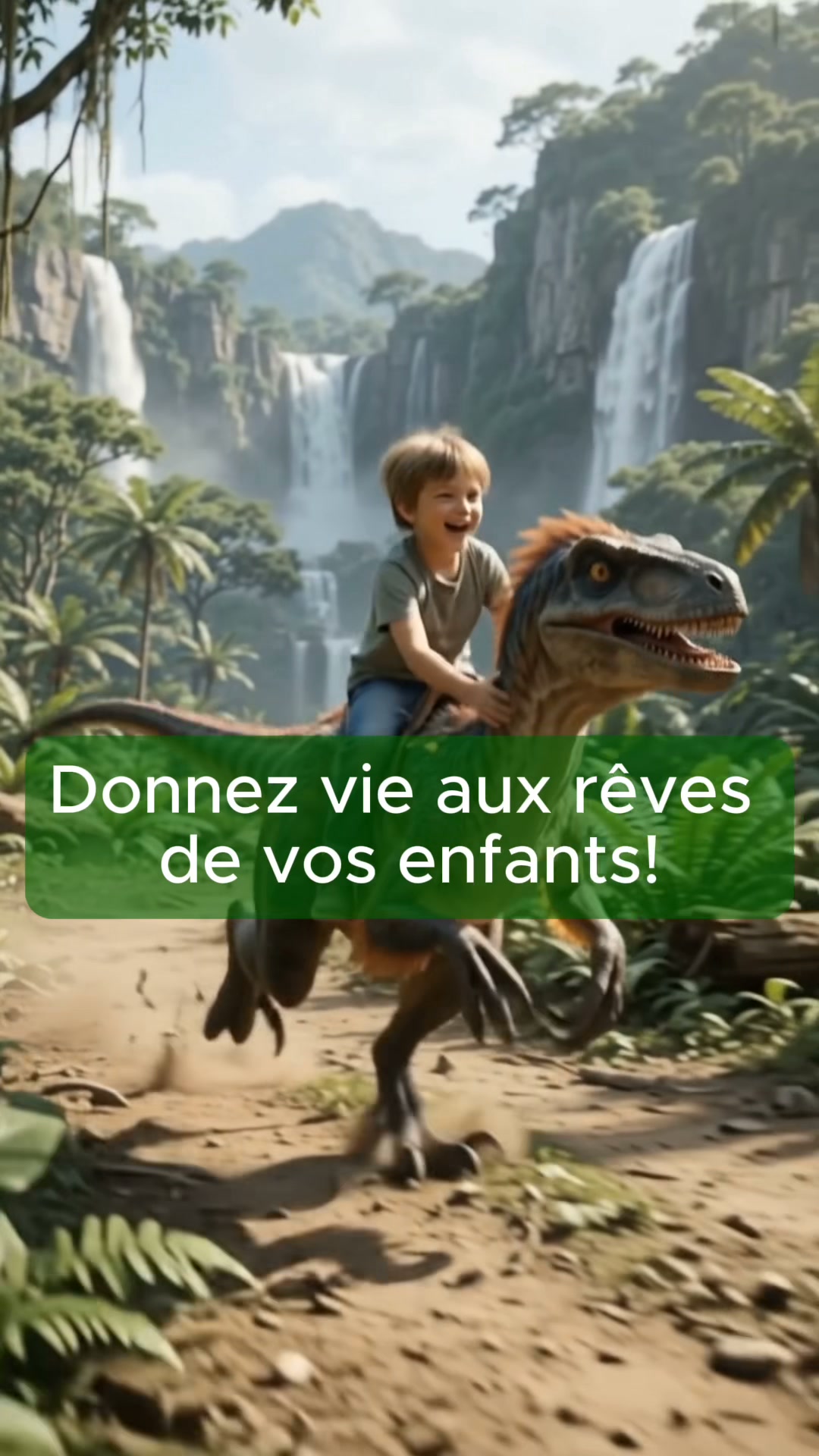 Son visage en héros dino sur son plaid