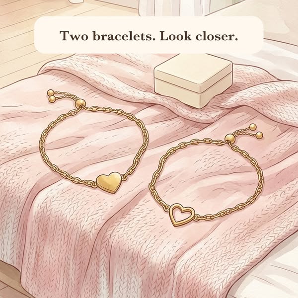 Two bracelets. Look closer