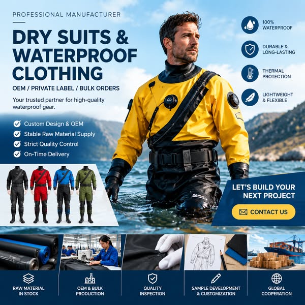 Custom Dry Waterproof Clothing For Your Brand