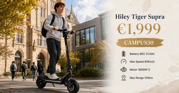 Dual Motor Power in a Lightweight Scooter