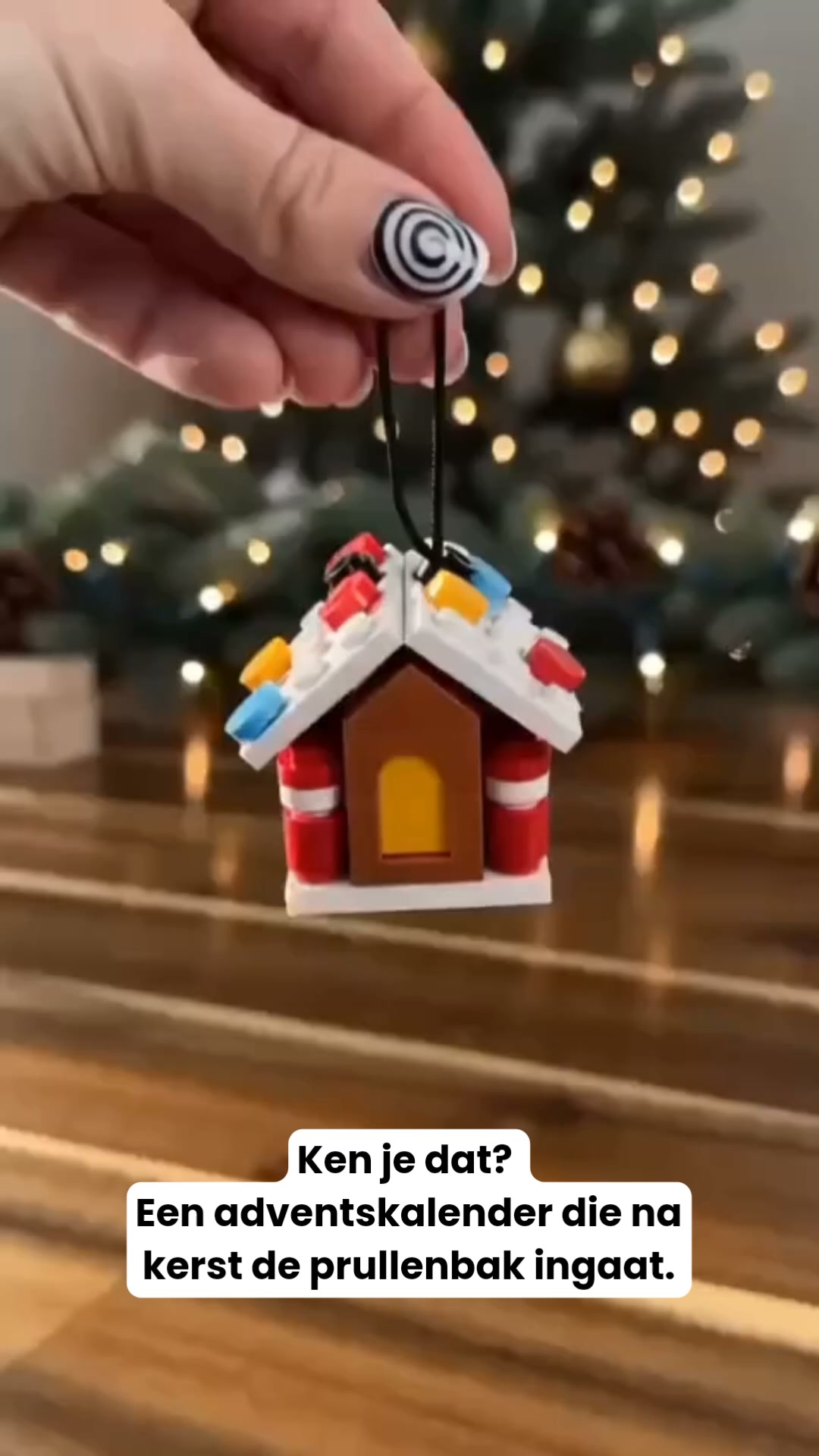 Een adventskalender die jullie elk jaar weer ophangen
