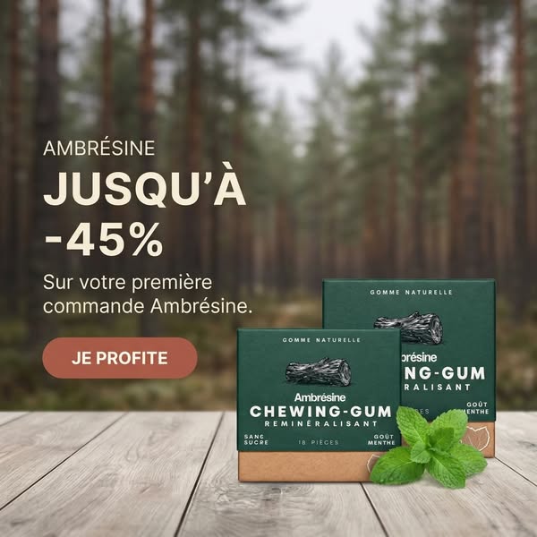 45 % + cadeaux offerts : l'automne Ambrésine