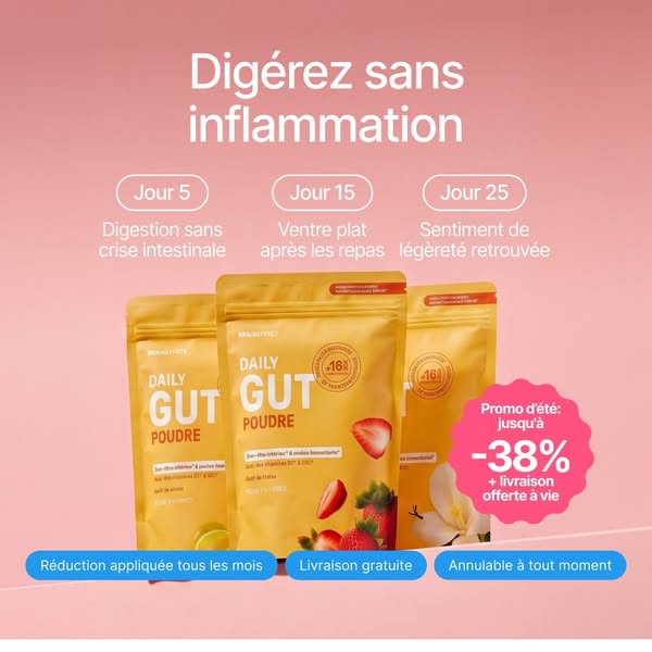 38% + port offert