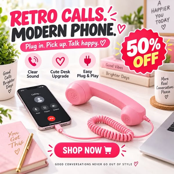 Vintage Select Phone Handset