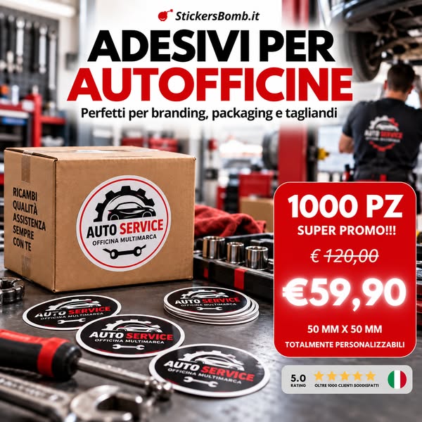 Un’officina professionale si riconosce anche dai dettagli.