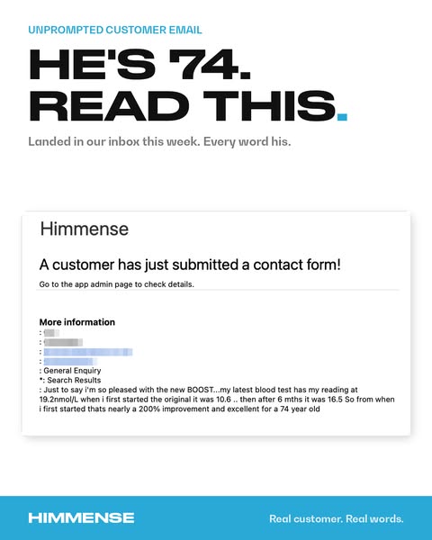 Himmense BOOST: Testosterone Booster for Men | UK